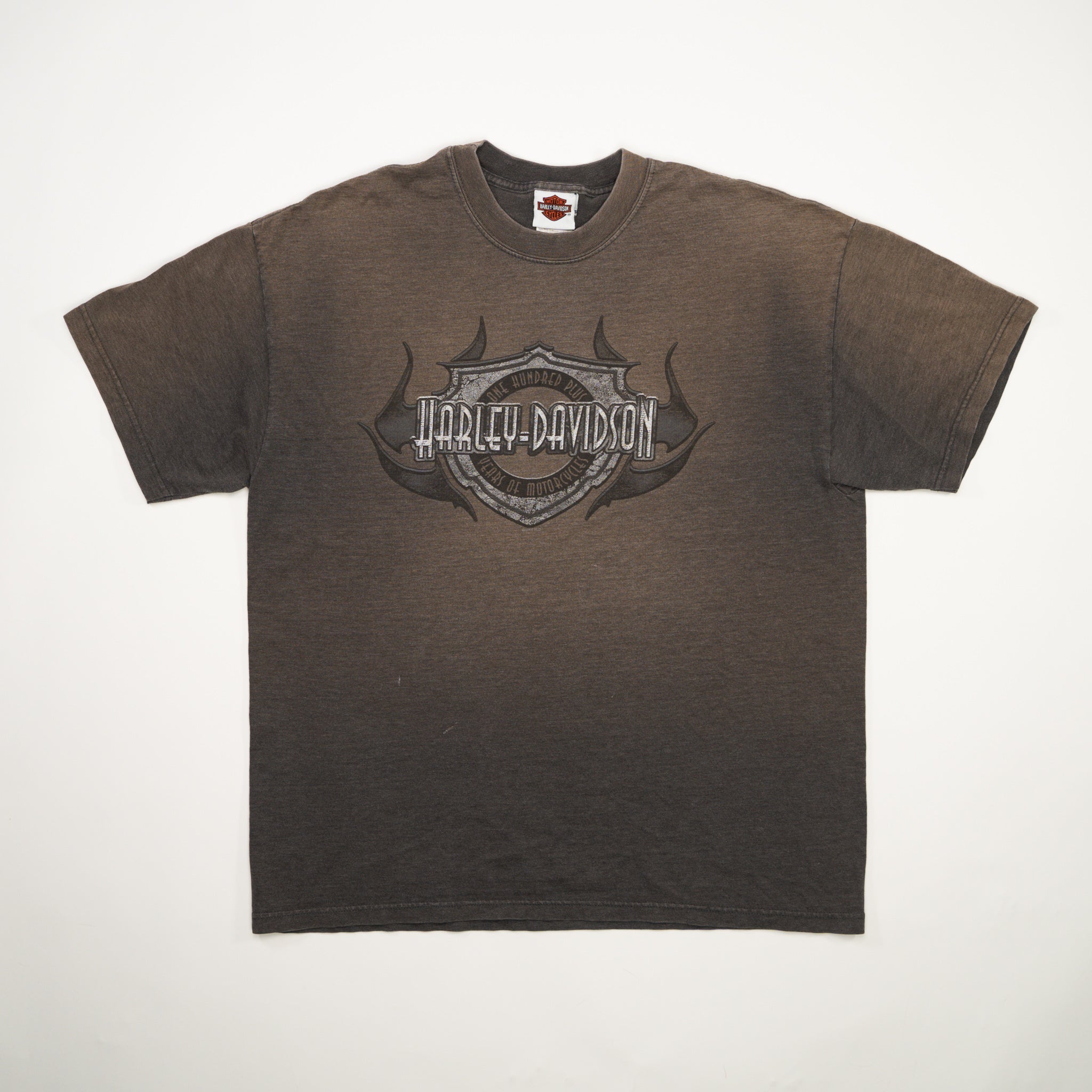 Vintage Washed Brown Harley Davidson Kegel Tee (L)