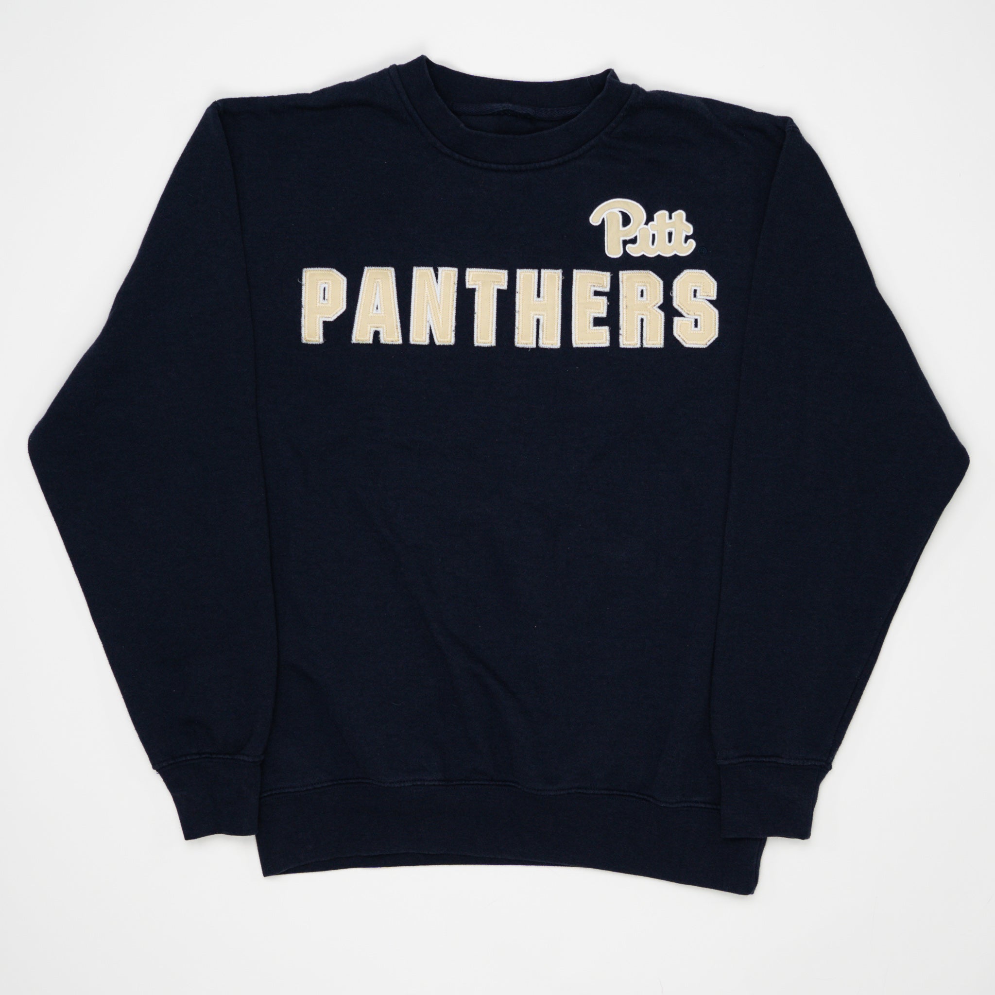 Vintage Blue Pitt Panthers Crewneck (M) | Rebalance Vintage.