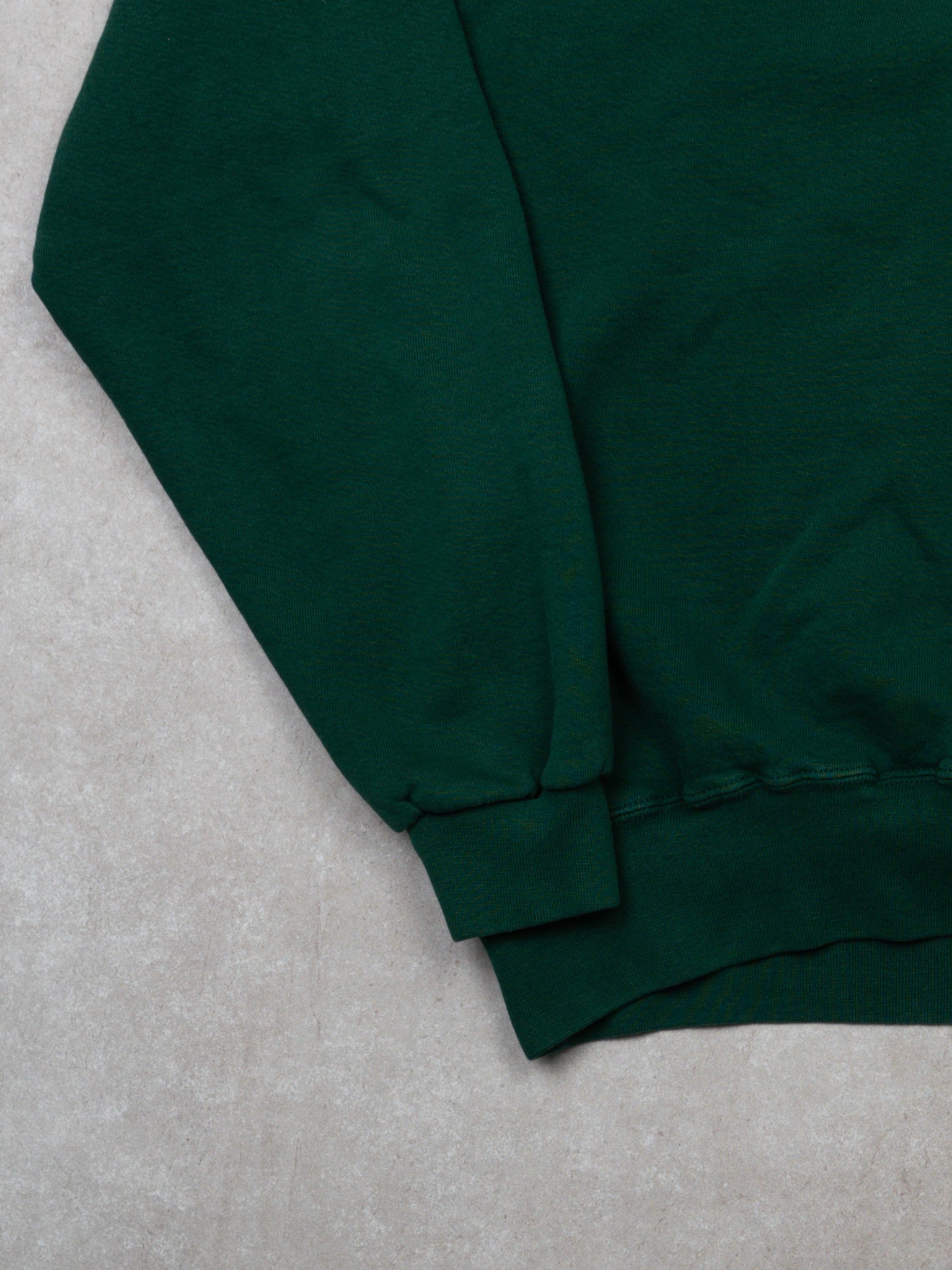 Vintage 90s Green LL Bean x Russell Athletics 1/4 Button Sweater (L)