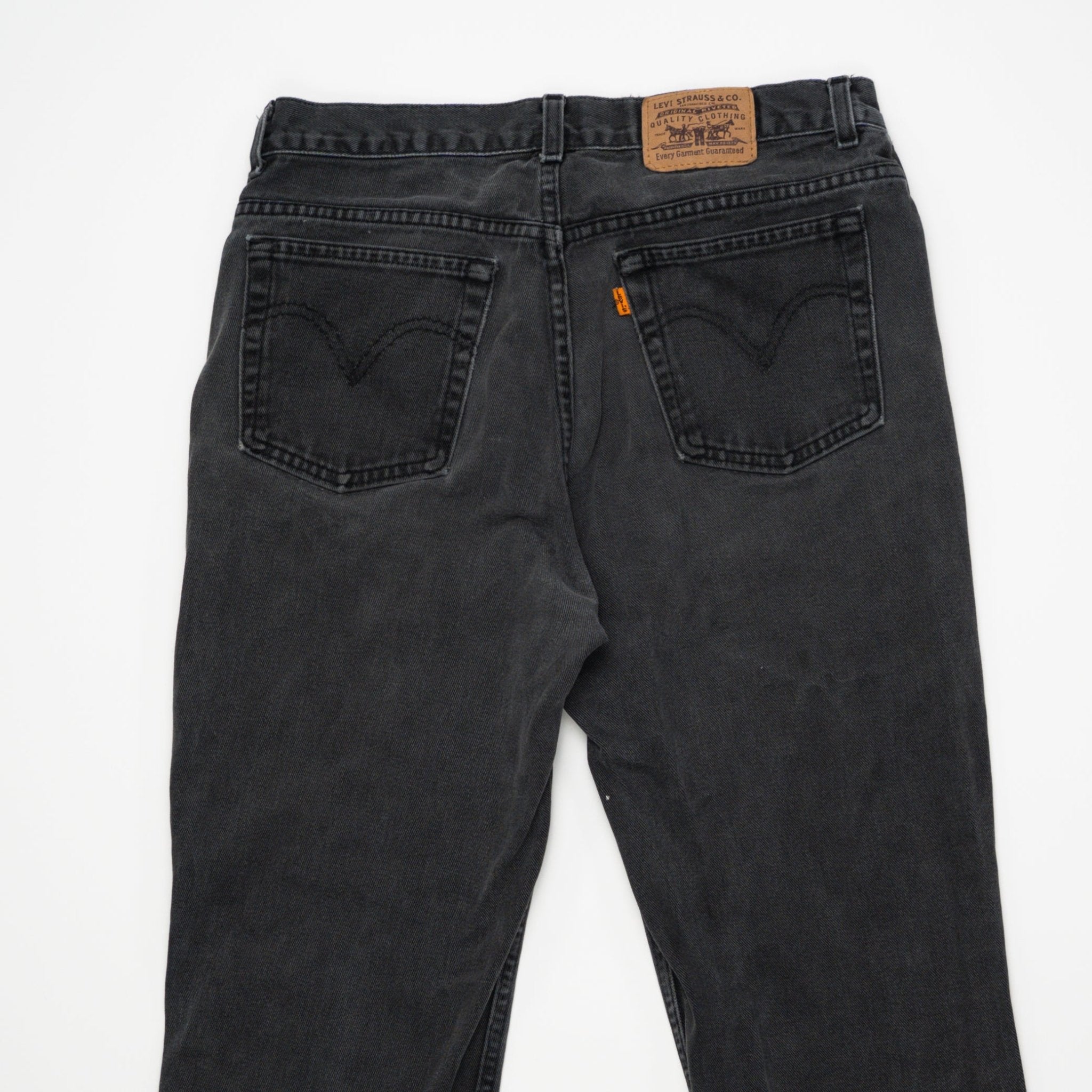 Vintage 70s Black Levi jeans (34 x 30) | Rebalance Vintage.