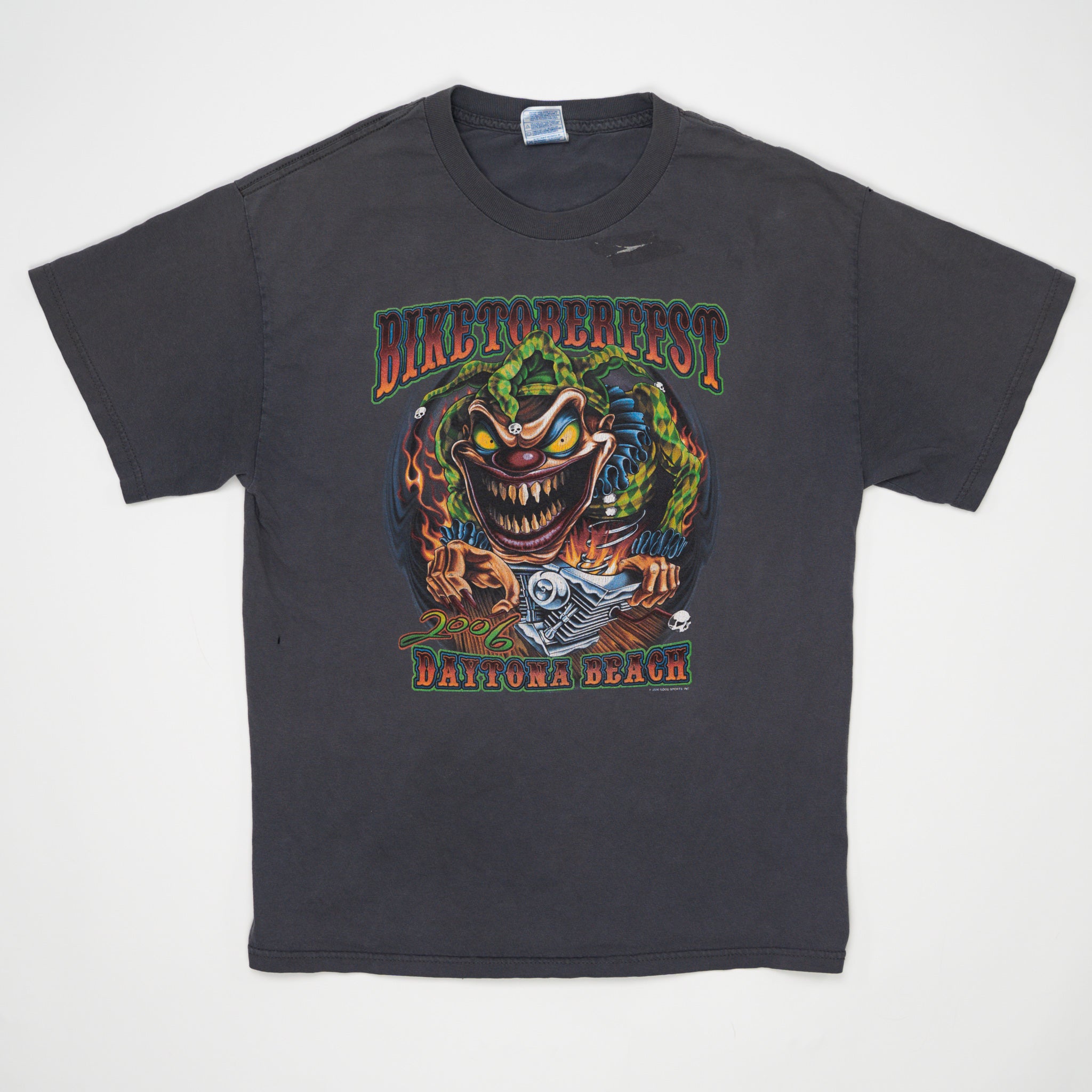 Vintage '06  Biketoberfest Clown Daytona Beach Tee (M) | Rebalance Vintage.