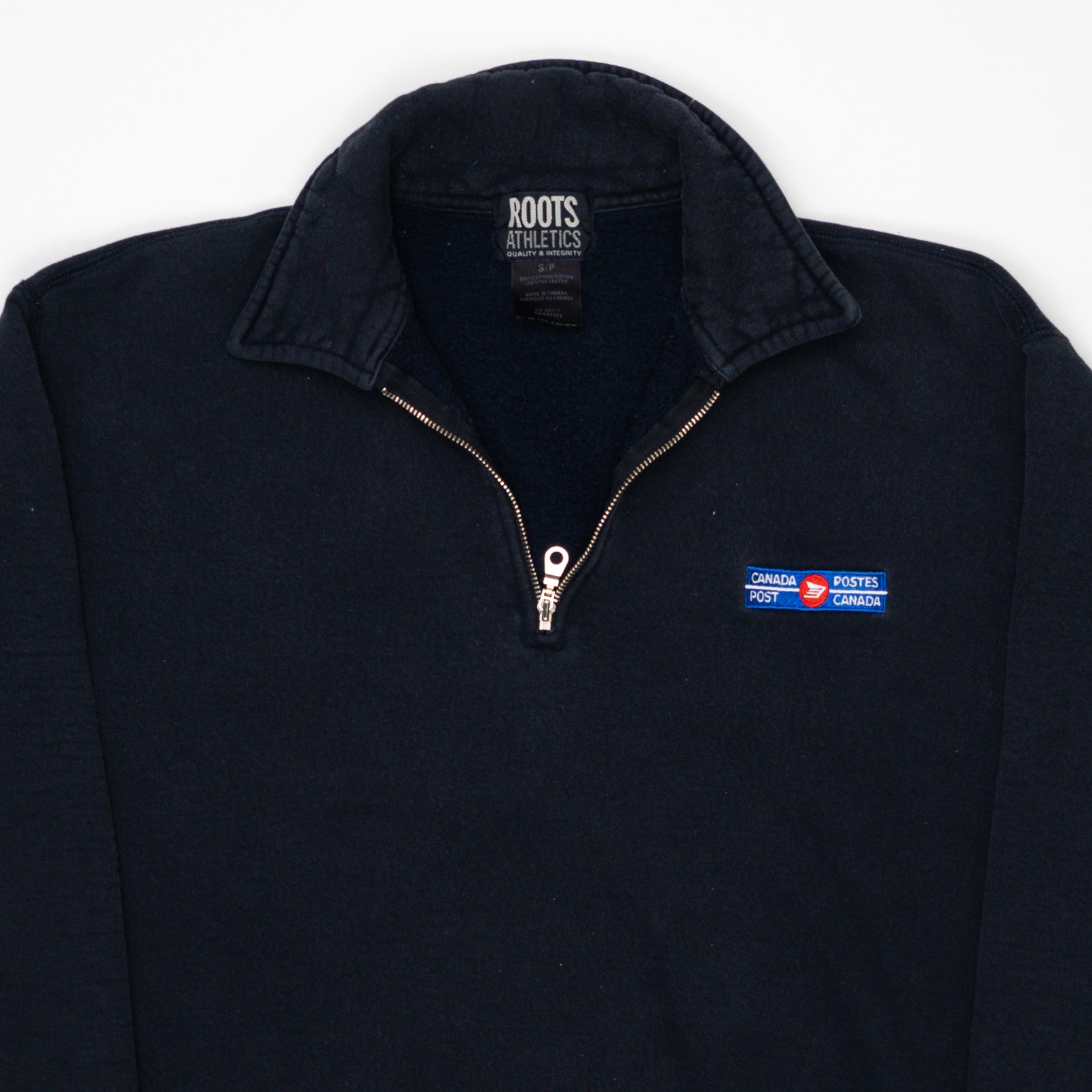 Vintatge Roots x Canada Post 1/4 Zip Sweater (M/L) | Rebalance Vintage.