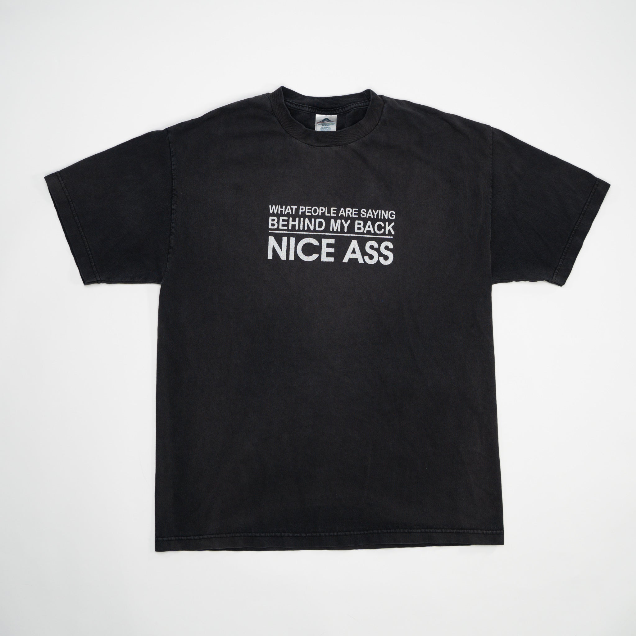 Vintage Single Stitch What People Are Saying Behind My Back 'Nice Ass' Tee (M) | Rebalance Vintage.