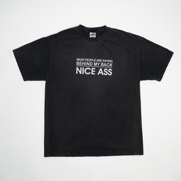 Vintage Single Stitch What People Are Saying Behind My Back 'Nice Ass' Tee (M) | Rebalance Vintage.