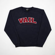 Vintage Navy Vail Colorado Crewneck (L)