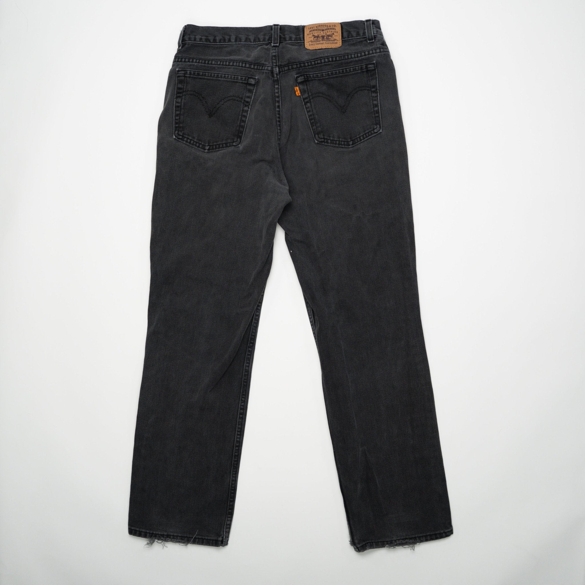 Vintage 70s Black Levi jeans (34 x 30) | Rebalance Vintage.