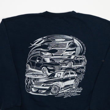 Vintage Navy Just Cruisin' Car Crewneck (L) | Rebalance Vintage.