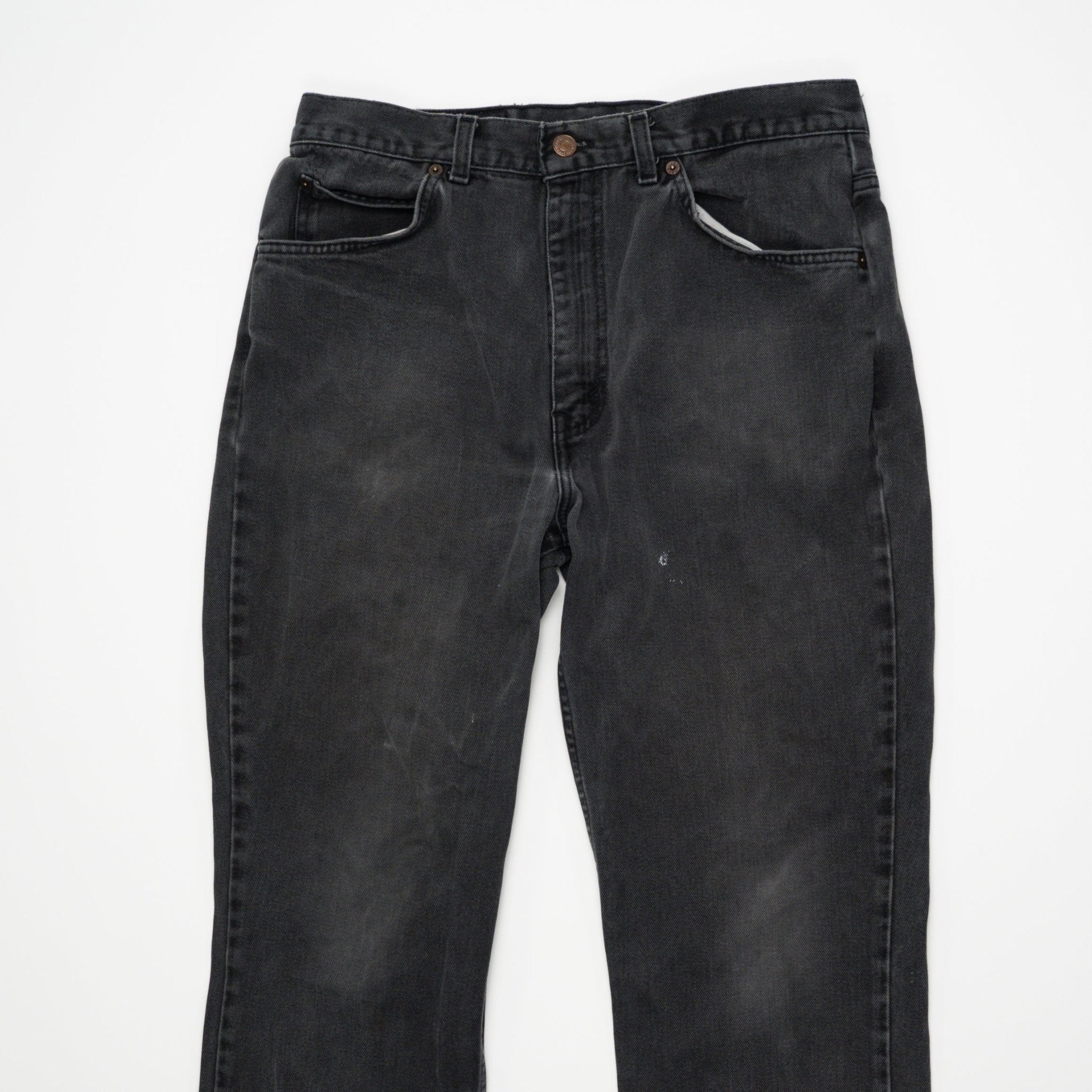 Vintage 70s Black Levi jeans (34 x 30) | Rebalance Vintage.