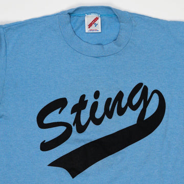 Vintage 80s Baby Blue Sting Tee (S) | Rebalance Vintage.