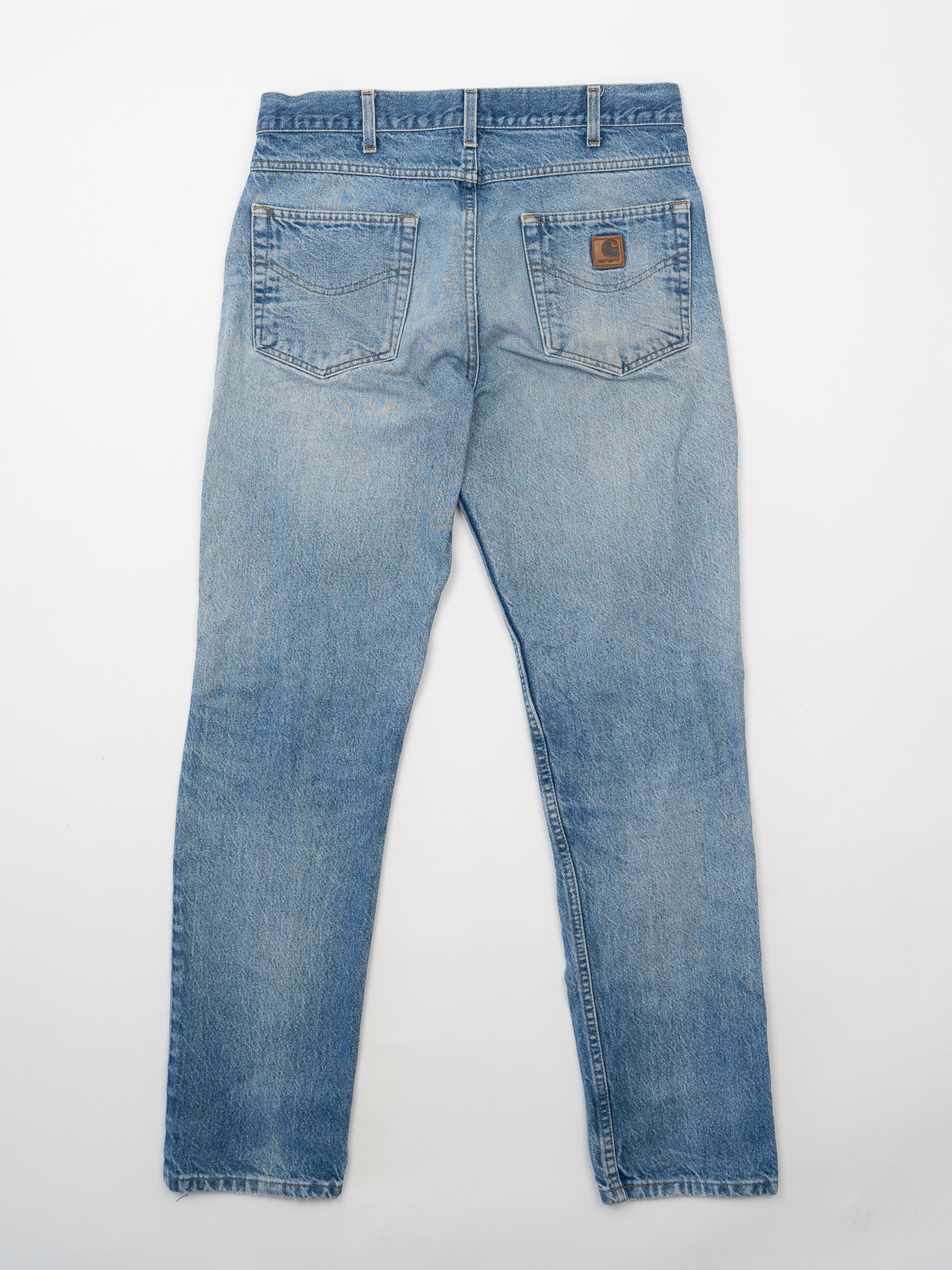 Vintage Ripped Blue Carhartt Jeans (34 x 30)