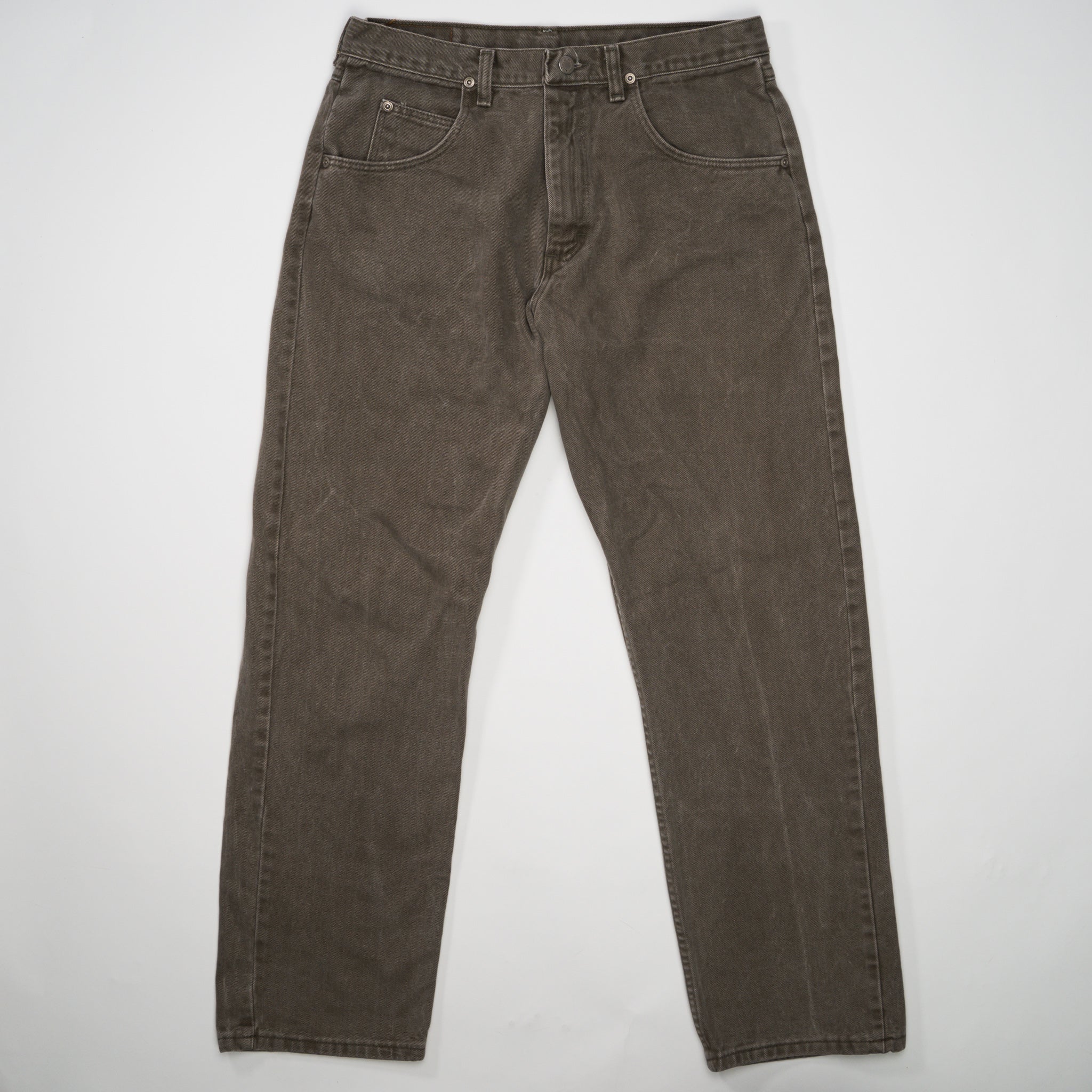 Vintage Washed Brown Wrangler Jeans (32 x 30)