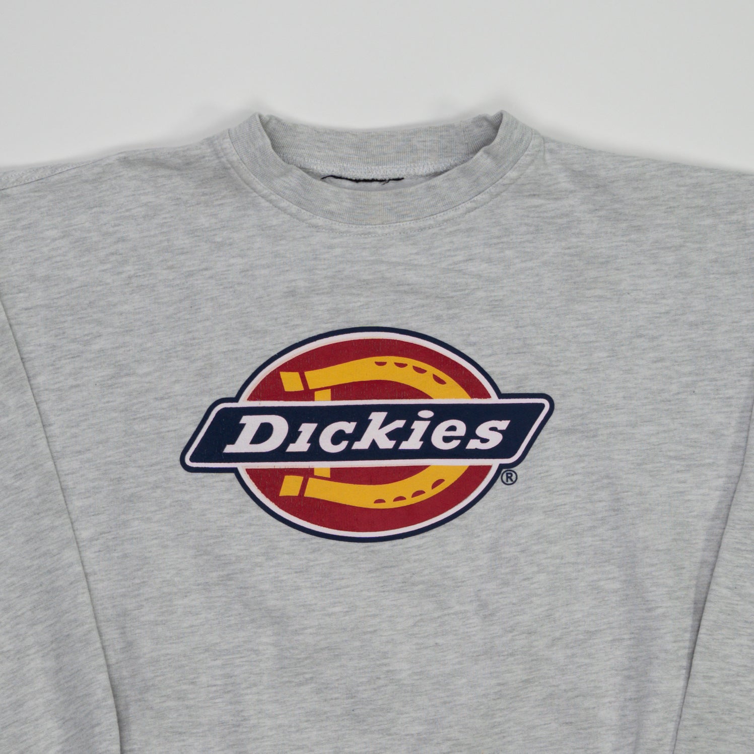 Grey Dickies Logo Crewneck (M/L) | Rebalance Vintage.