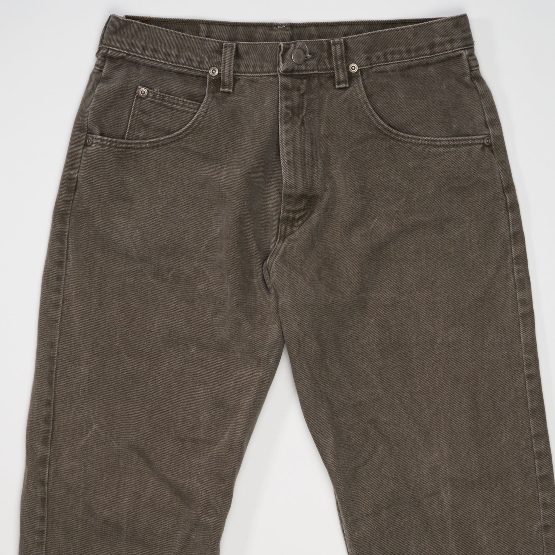 Vintage Washed Brown Wrangler Jeans (32 x 30)