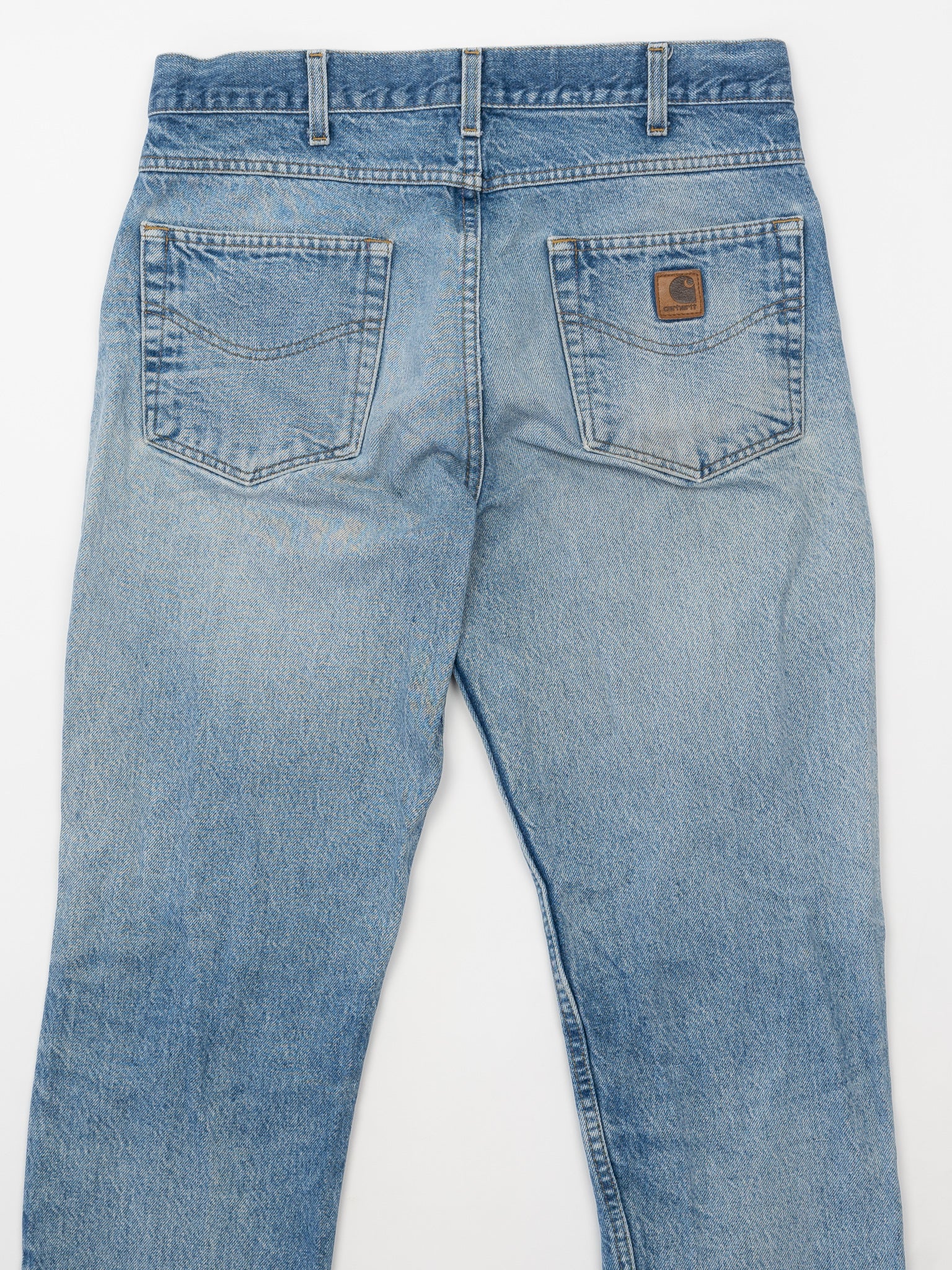 Vintage Ripped Blue Carhartt Jeans (34 x 30)