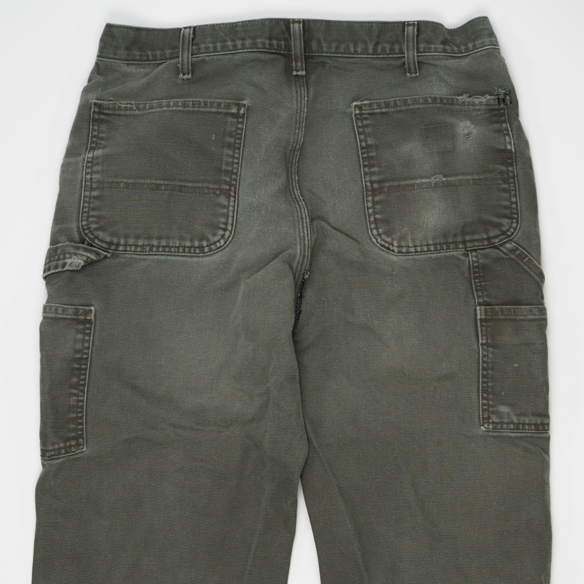 Vintage Patched Green Carhartt Cargo Pants (36) | Rebalance Vintage.