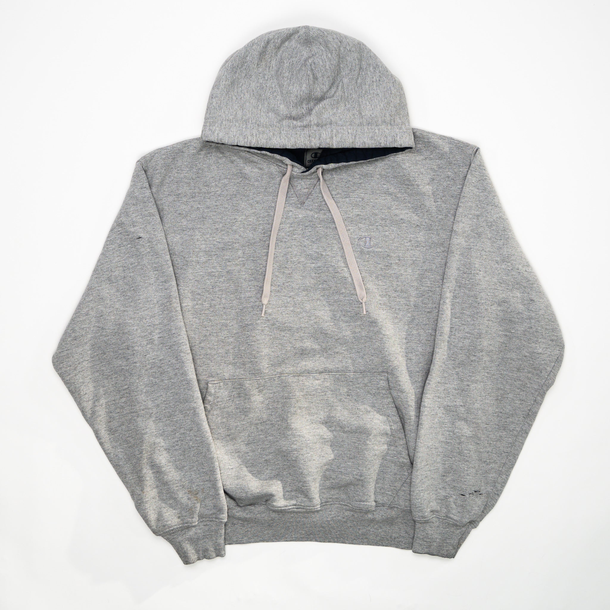Vintage Grey Champion Hoodie (M) | Rebalance Vintage.