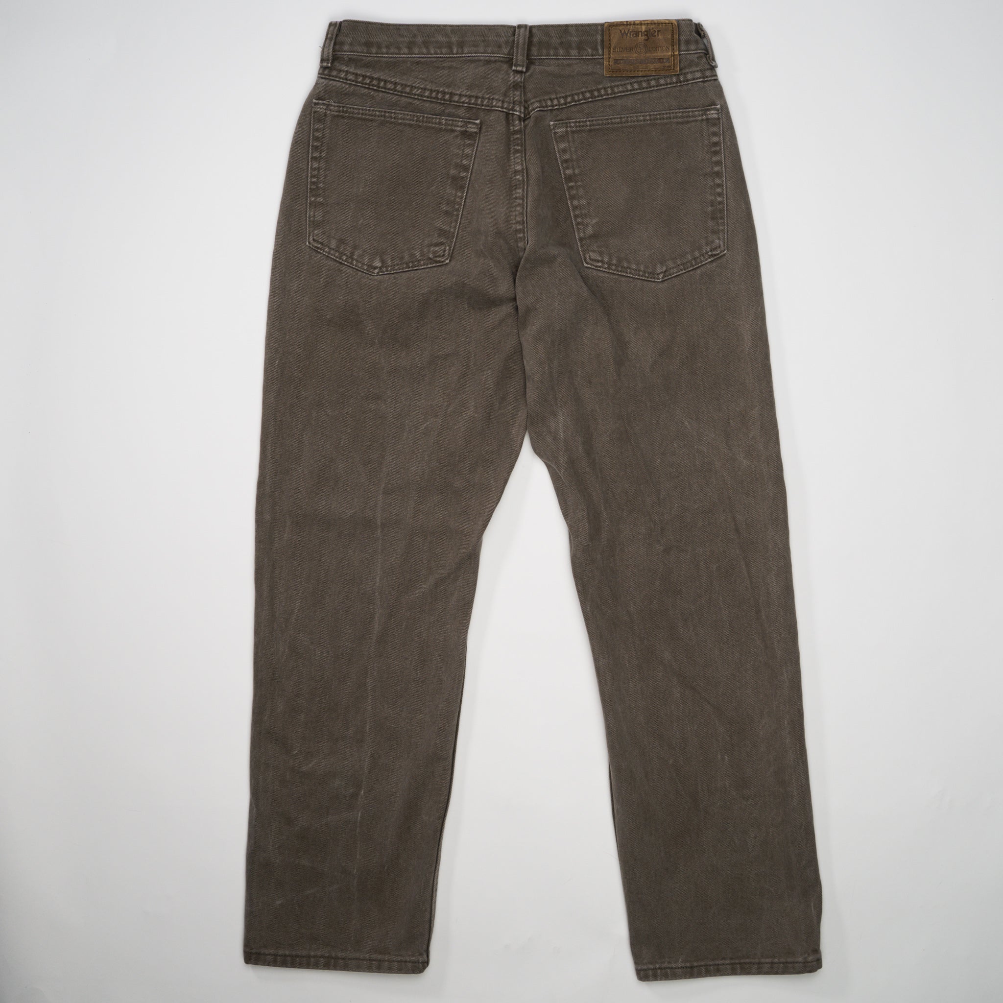 Vintage Washed Brown Wrangler Jeans (32 x 30)