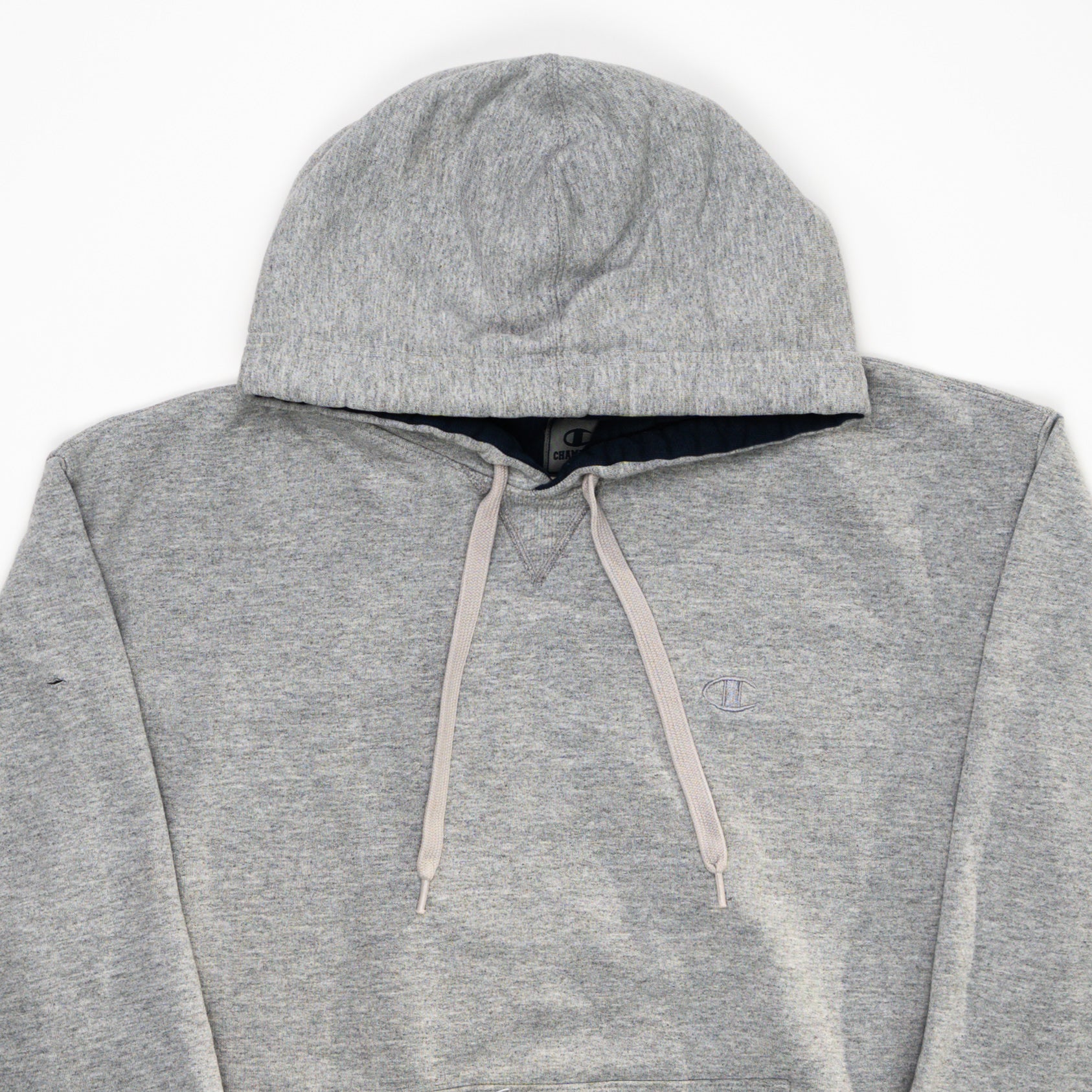 Vintage Grey Champion Hoodie (M) | Rebalance Vintage.