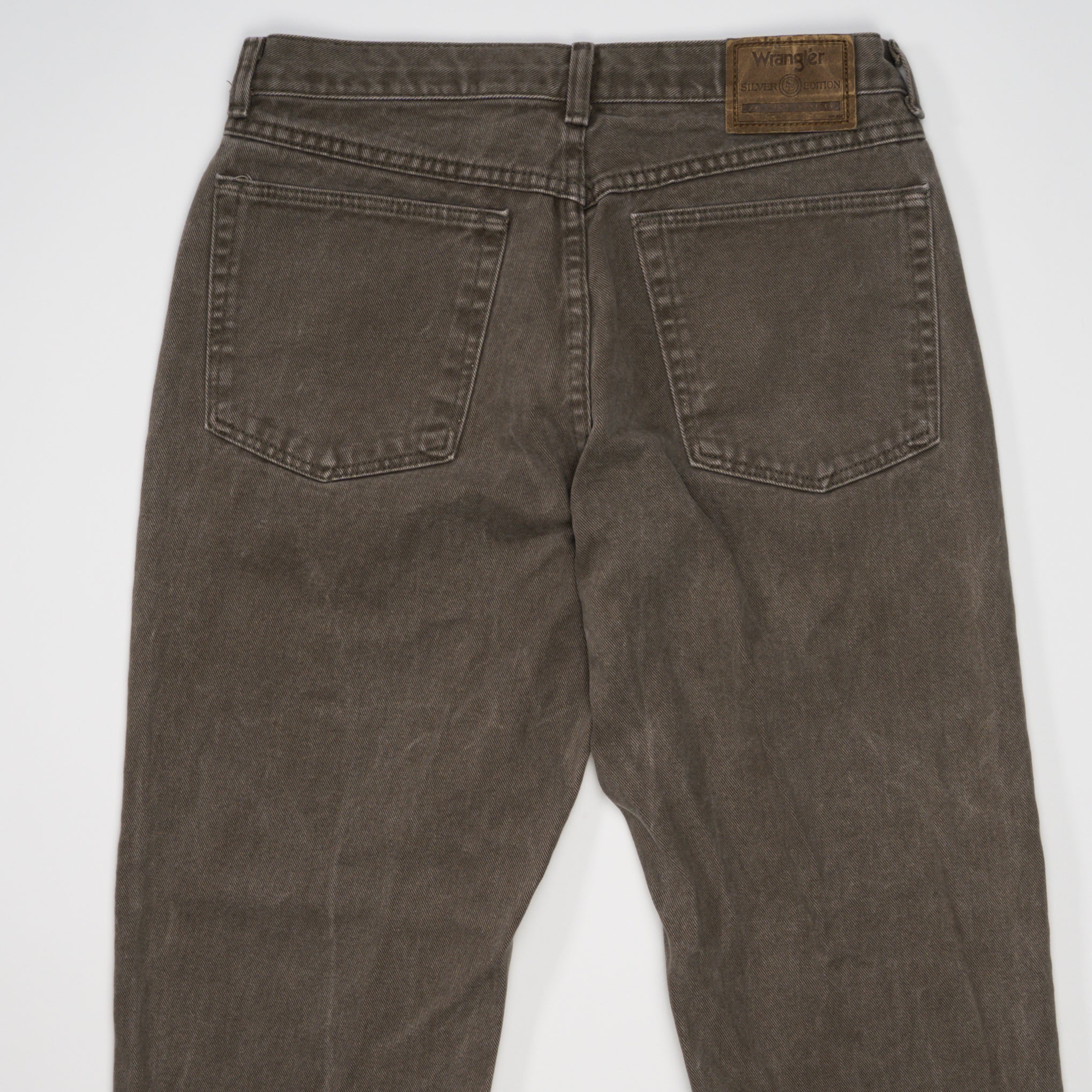 Vintage Washed Brown Wrangler Jeans (32 x 30)