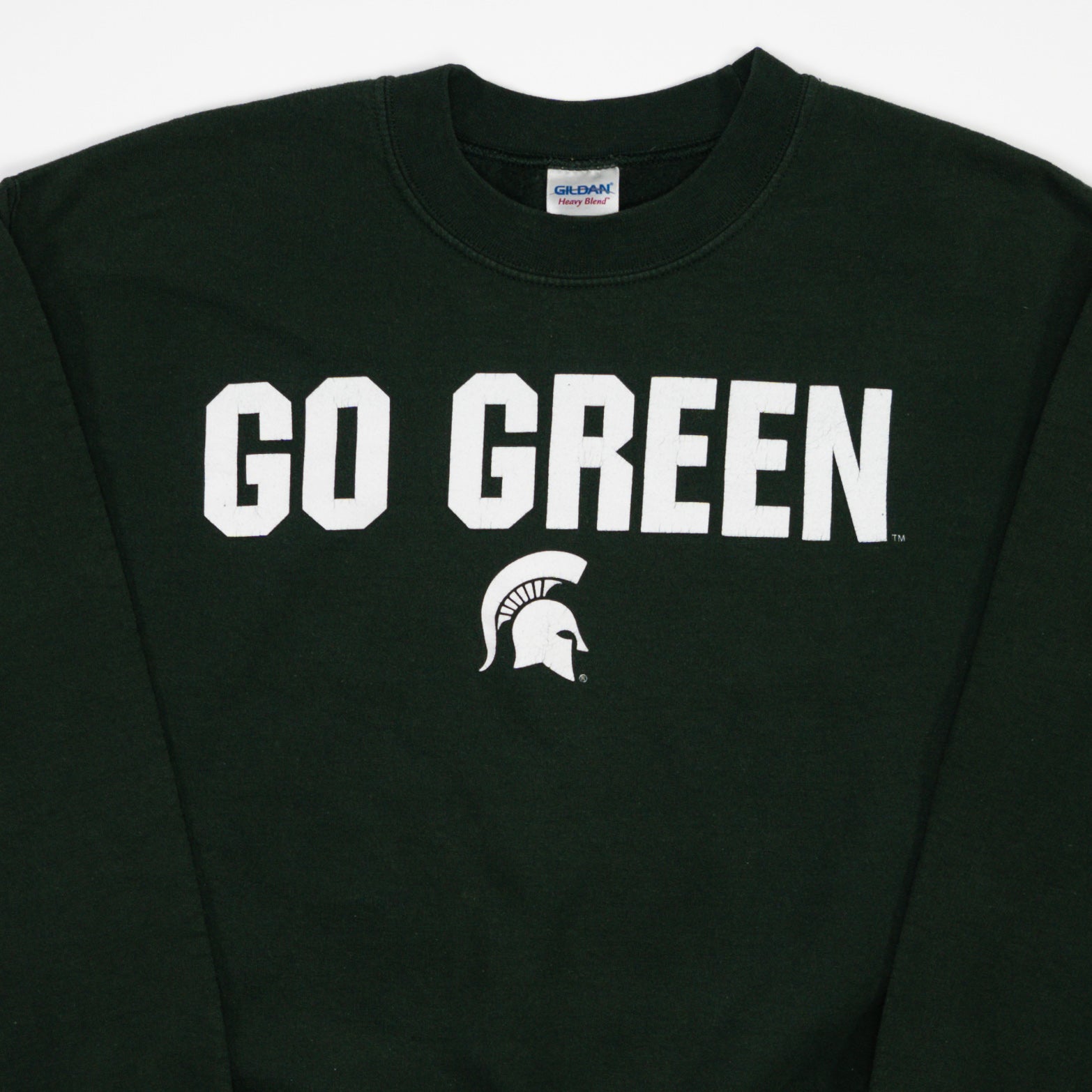 Vintage Go Green Spartans Crewneck (M)