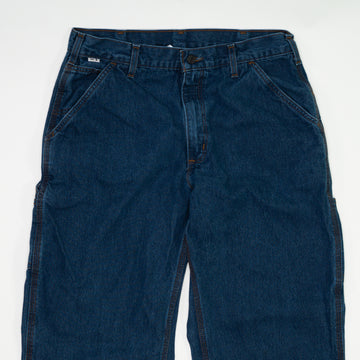 Vintage Blue Carhartt FR Cargo Pants (34 x 28) | Rebalance Vintage.