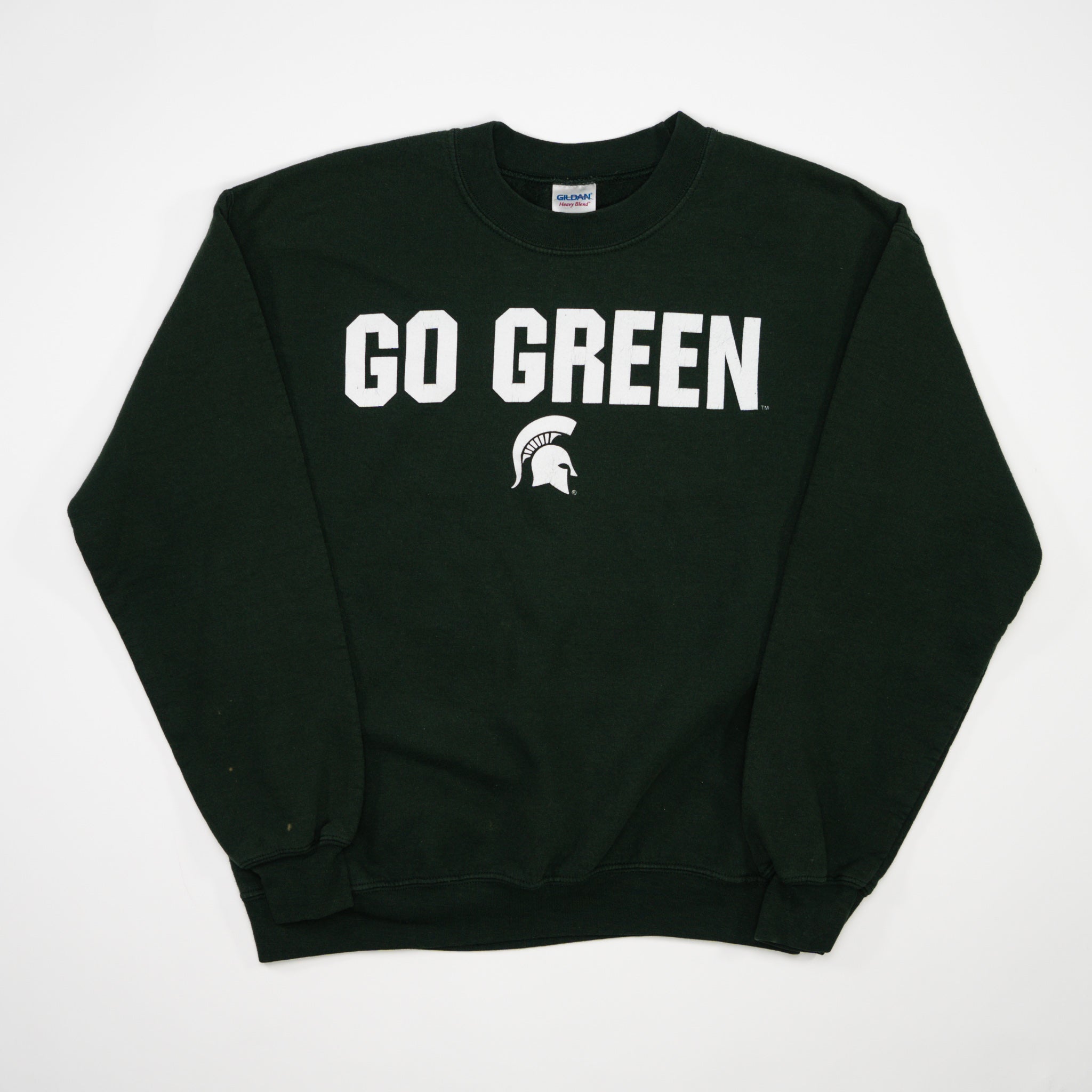 Vintage Go Green Spartans Crewneck (M)