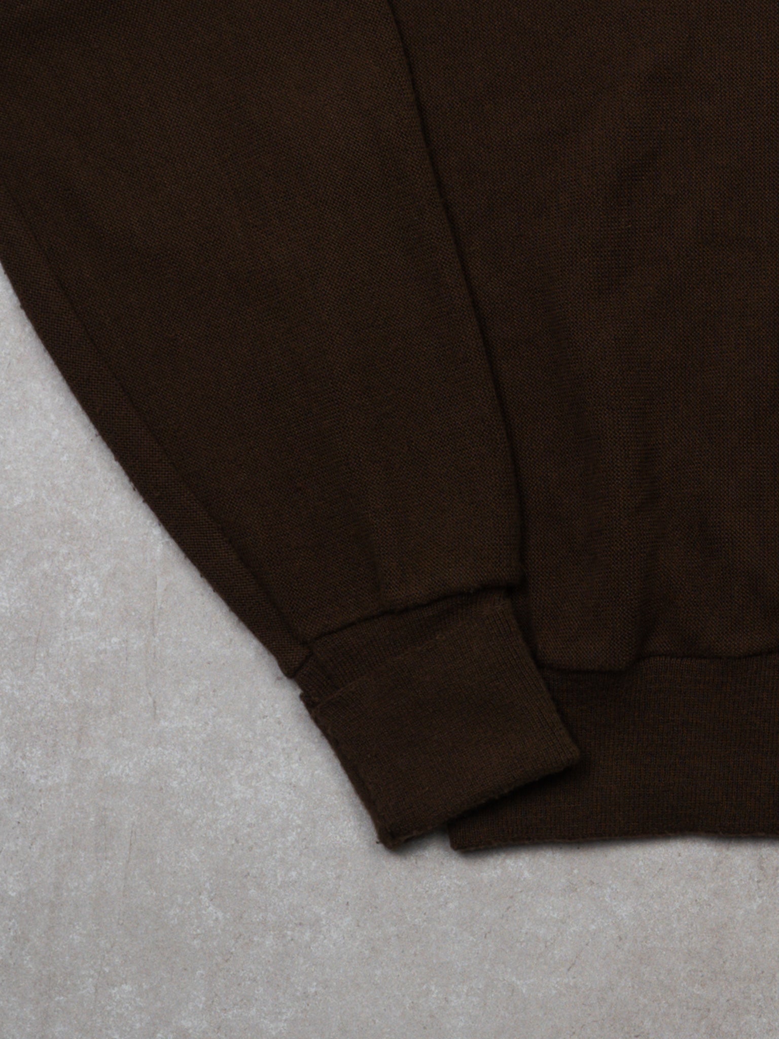 Vintage 70s Brown Sears Knit Cardigan (M)