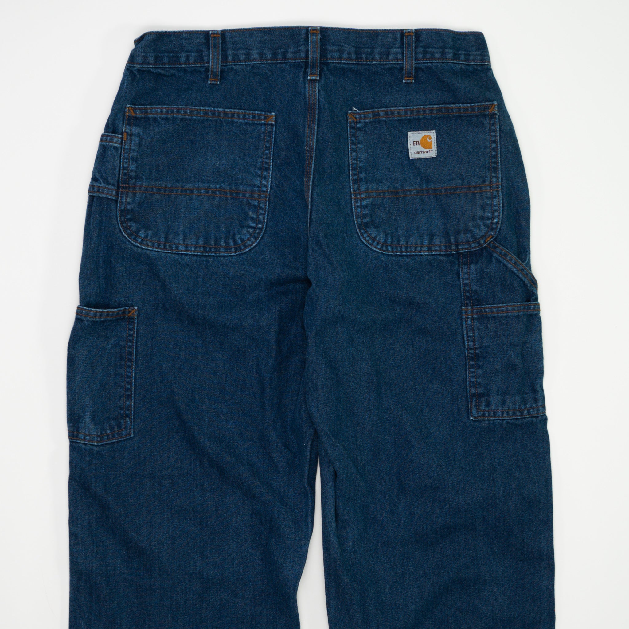 Vintage Blue Carhartt FR Cargo Pants (34 x 28) | Rebalance Vintage.
