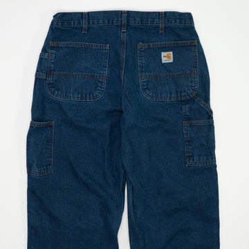 Vintage Blue Carhartt FR Cargo Pants (34 x 28) | Rebalance Vintage.