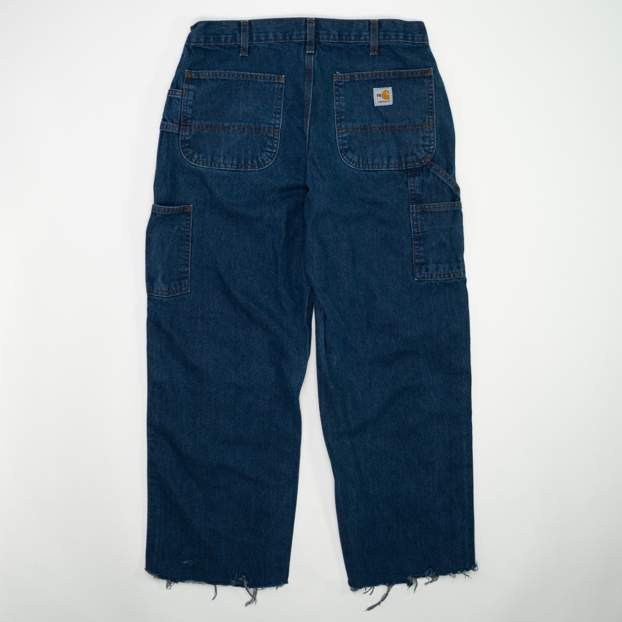 Vintage Blue Carhartt FR Cargo Pants (34 x 28) | Rebalance Vintage.