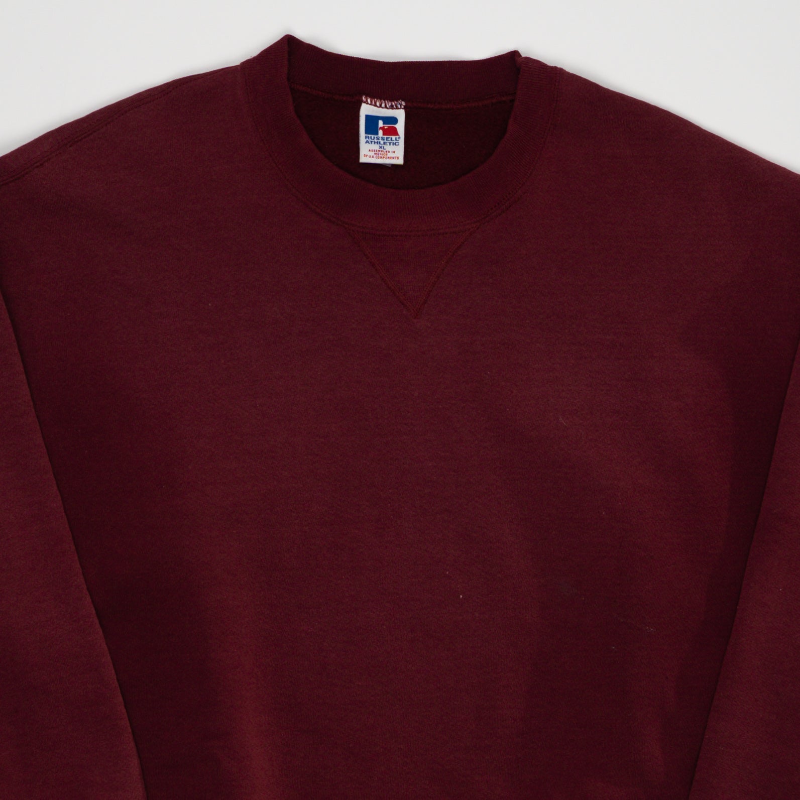Vintage 90s Maroon Russell Athletics Crewneck | Rebalance Vintage.
