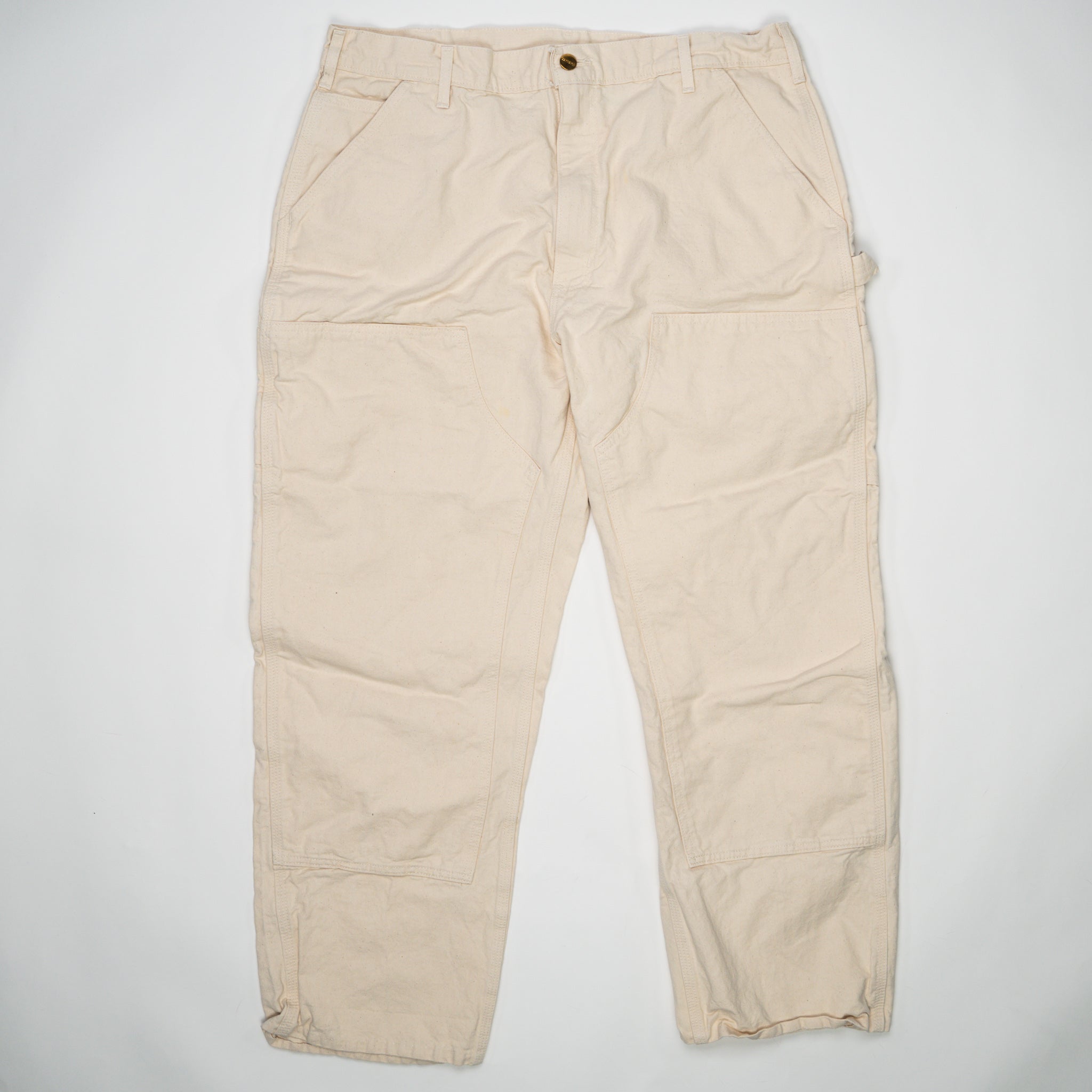 Vintage Light Beige Carhartt Cargo Pants (38) | Rebalance Vintage.