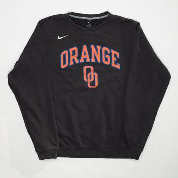 Vintage Grey Orange 00 Nike Crewneck (L) | Rebalance Vintage.