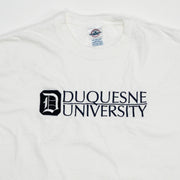 Vintage White Duquesne University Tee (S/M)