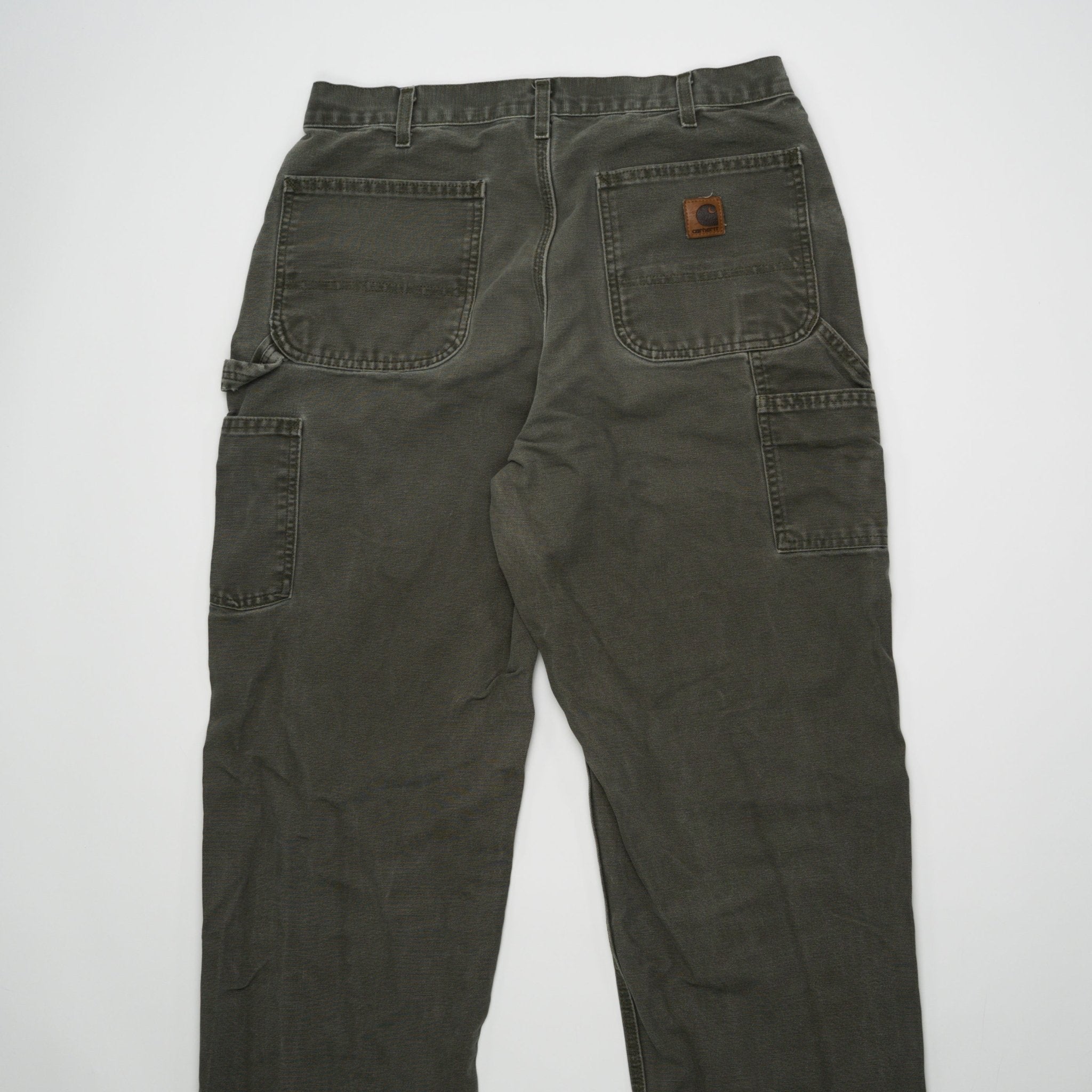 Vintage Moss Green Carhartt Cargo Pants (34 x 34) | Rebalance Vintage.