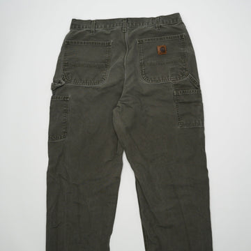 Vintage Moss Green Carhartt Cargo Pants (34 x 34) | Rebalance Vintage.