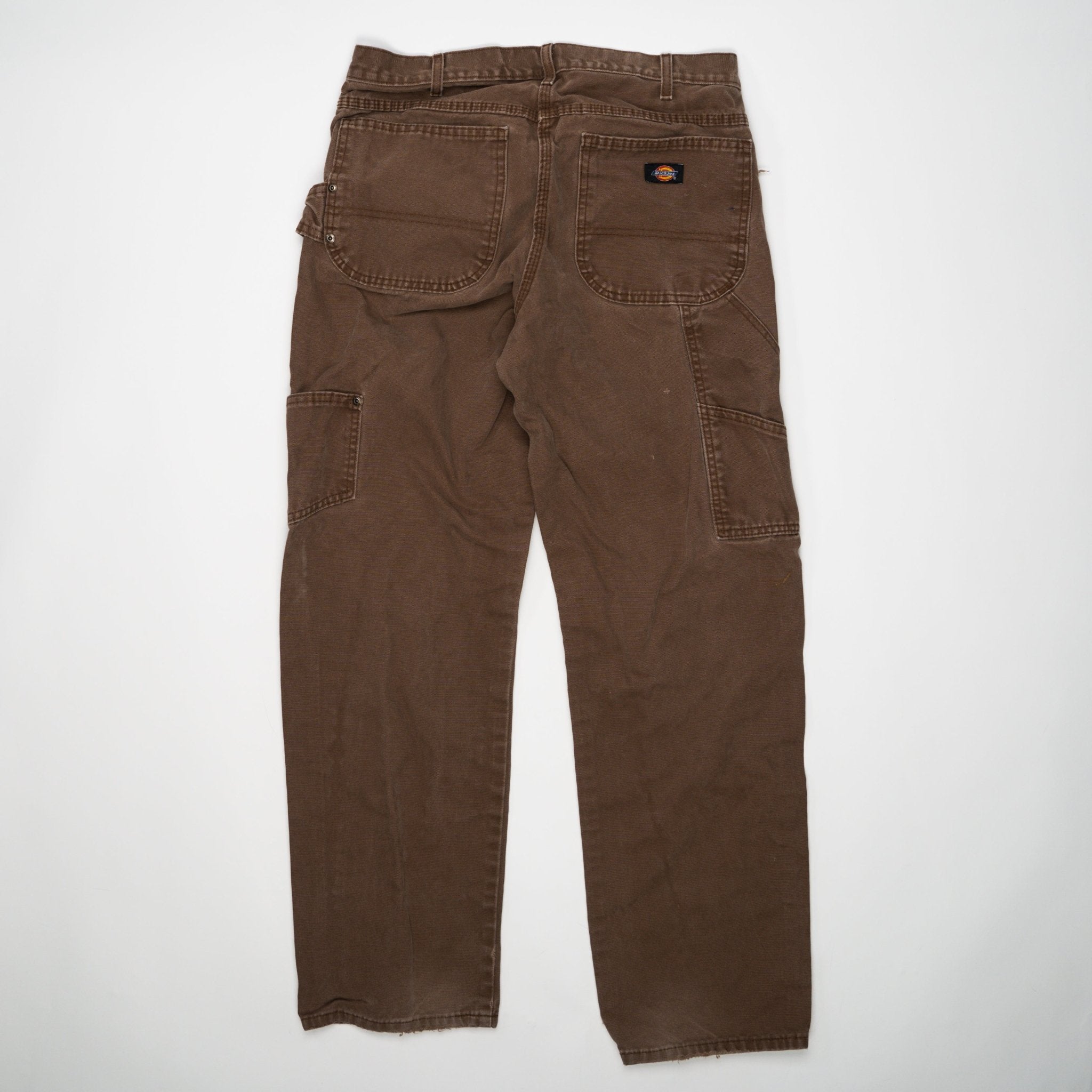 Vintage Brown Dickies Cargo Pants w/ Rip (32 x 32) | Rebalance Vintage.
