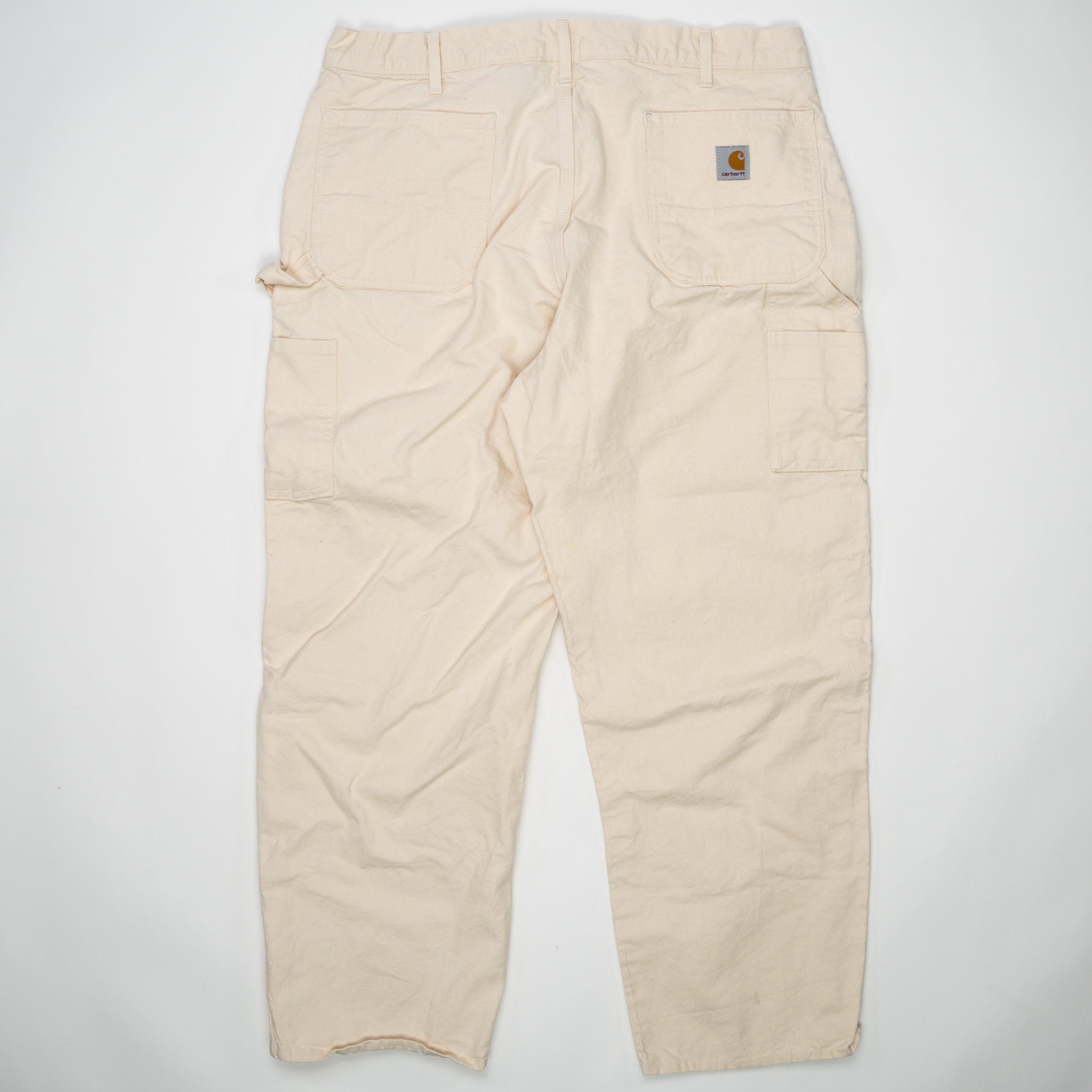Vintage Light Beige Carhartt Cargo Pants (38) | Rebalance Vintage.