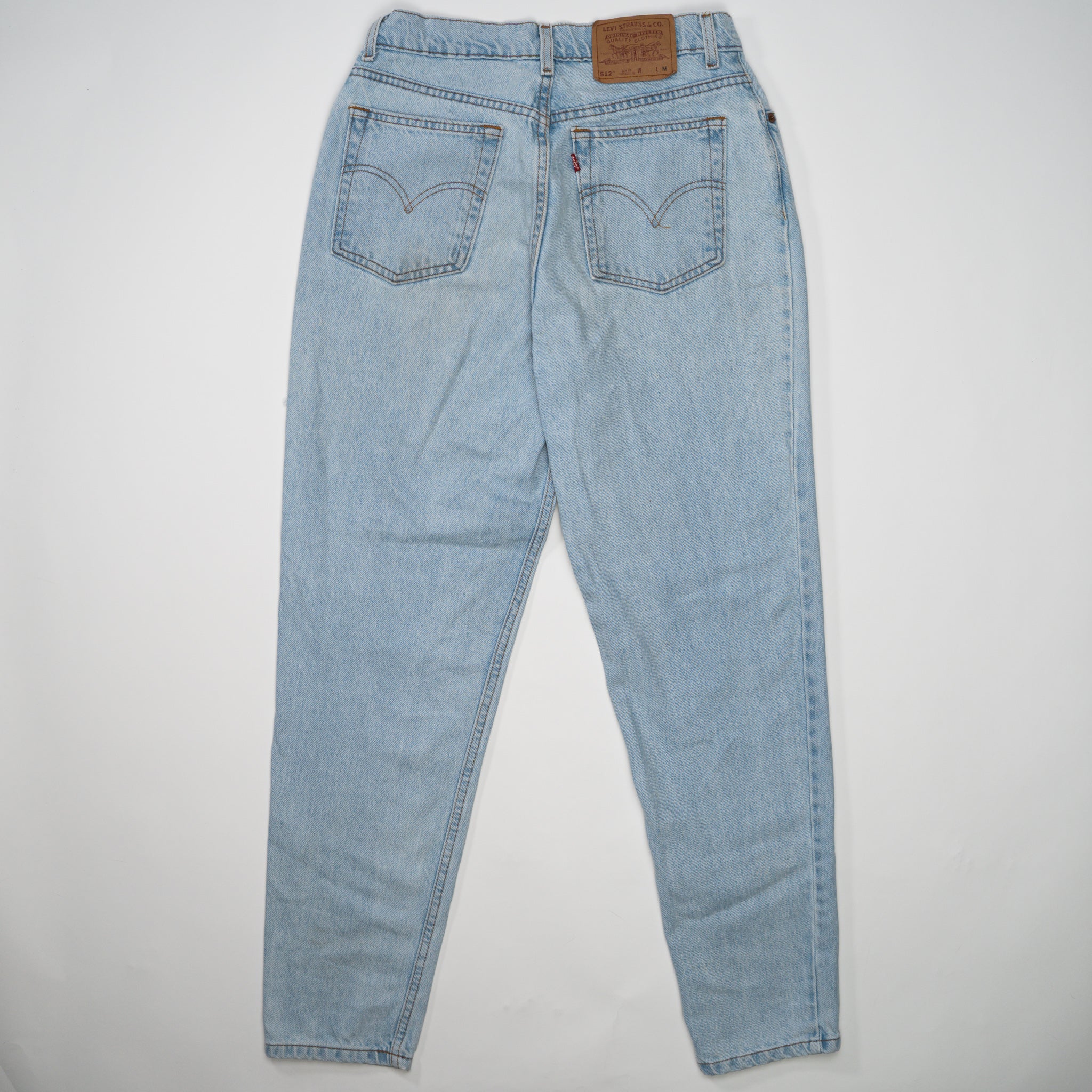 Vintage Light Blue 512 Levi High Waisted Slim Fit Jeans (30 x 29)