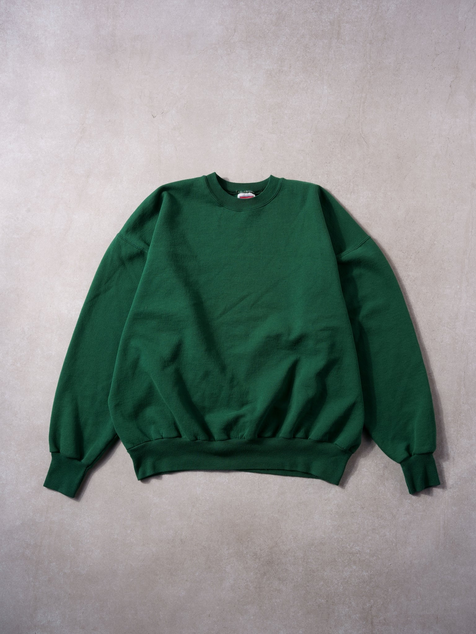 Vintage 90s Pine Green Hanes Blank Crewneck (L/XL)