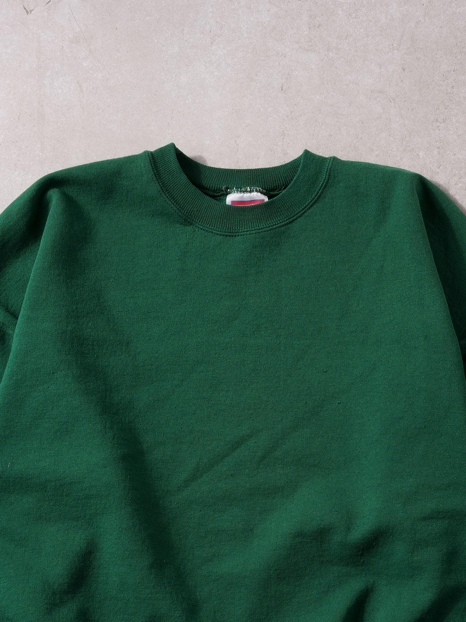 Vintage 90s Pine Green Hanes Blank Crewneck (L/XL)
