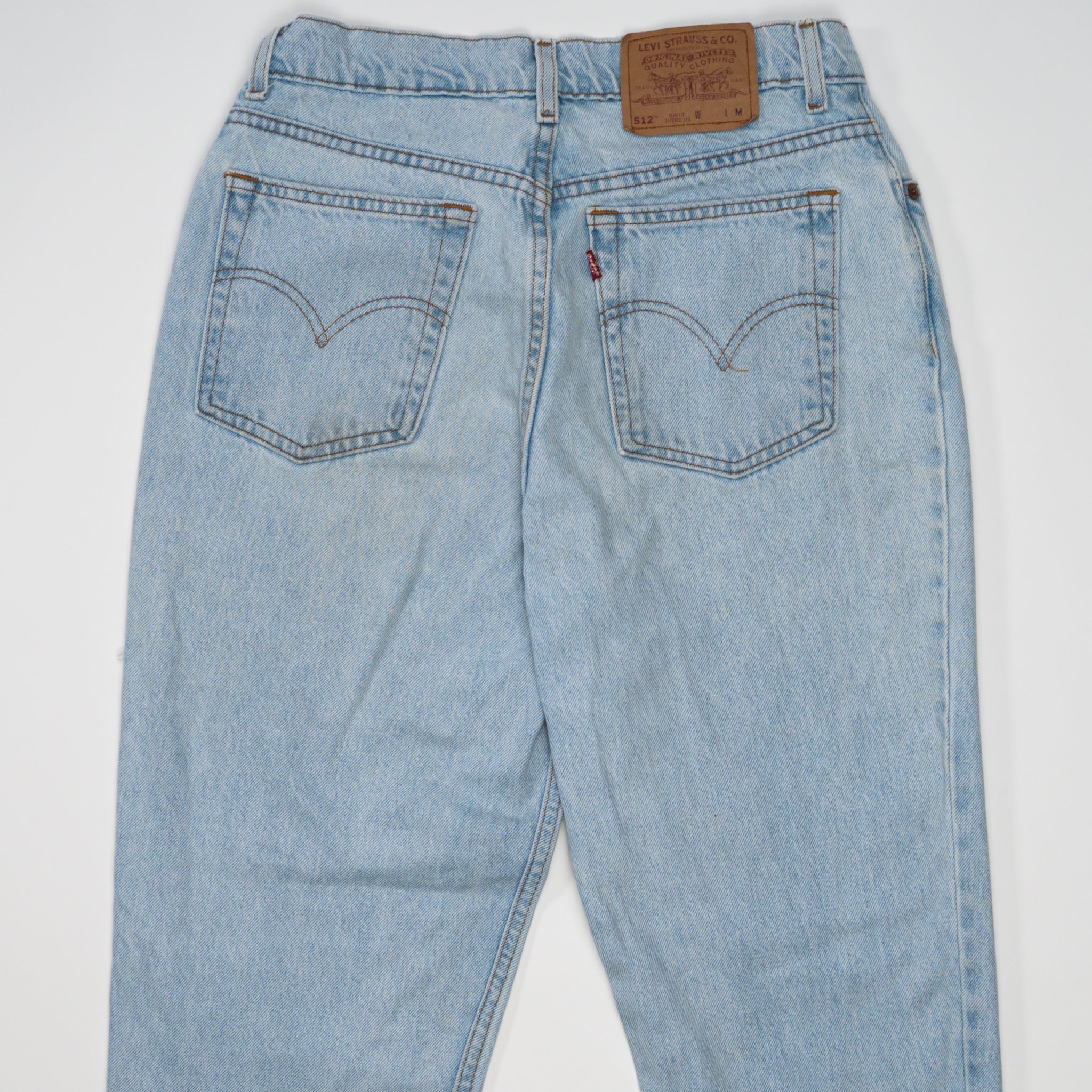Vintage Light Blue 512 Levi High Waisted Slim Fit Jeans (30 x 29)
