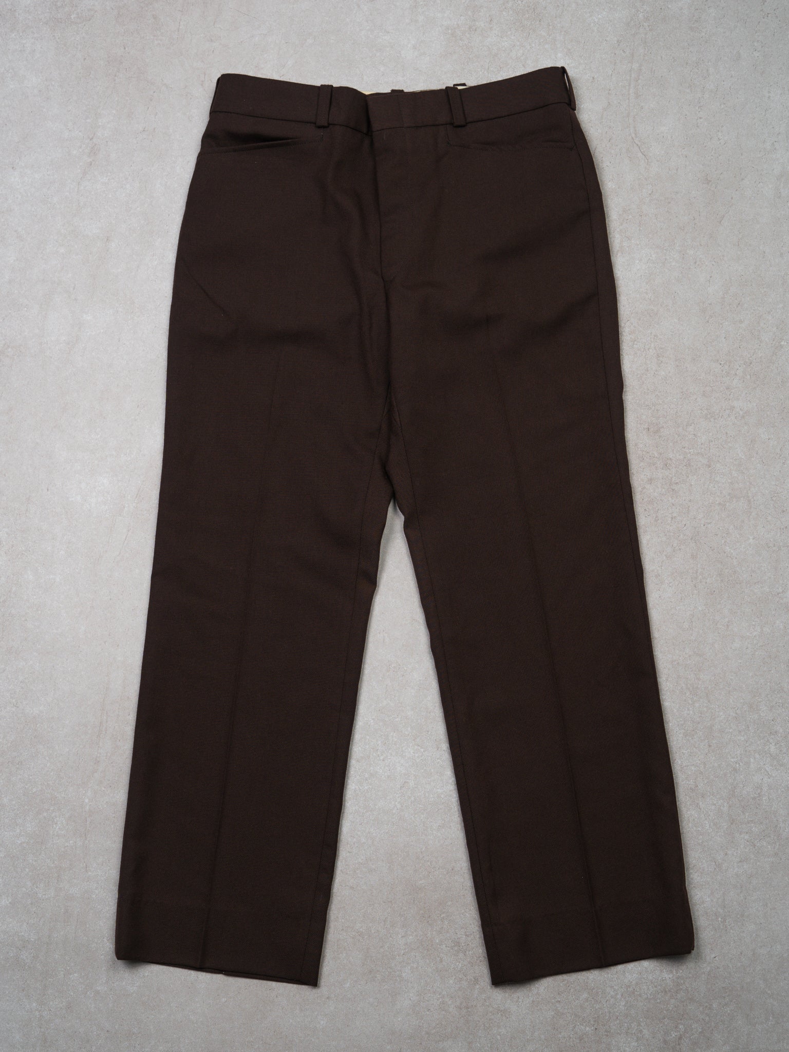 Vintage 70s Brown Dress Pants (32 x 30)