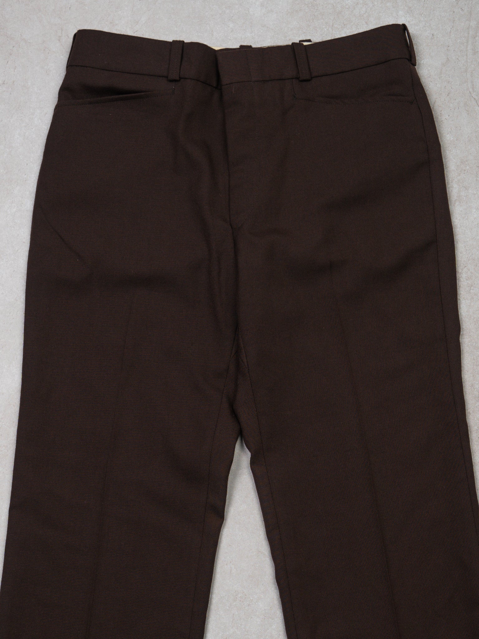 Vintage 70s Brown Dress Pants (32 x 30)