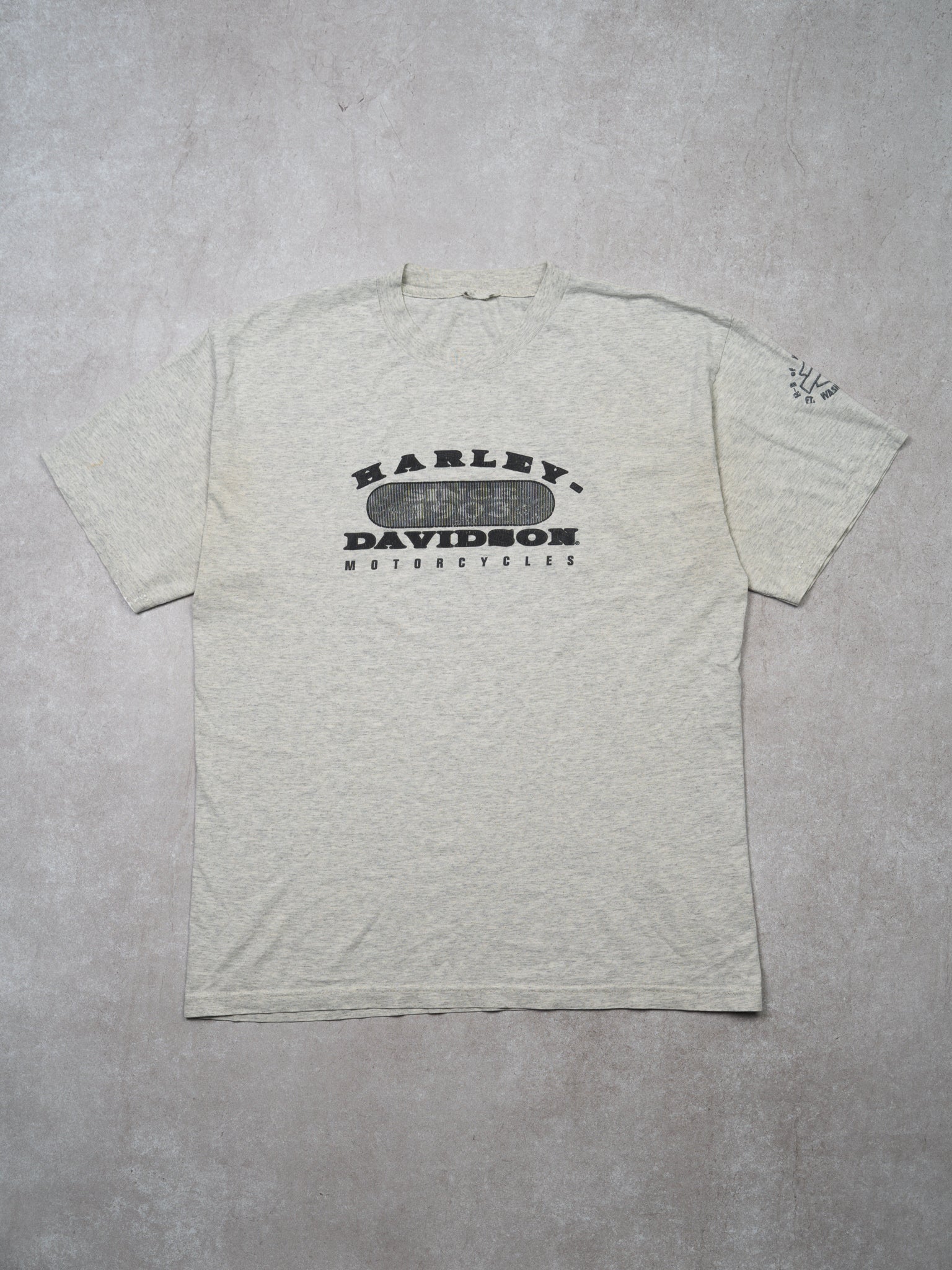 VIntage Grey Harley Davidson Washington MD Tee (L)