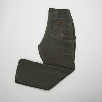 Vintage Moss Green Carhartt Cargo Pants (34 x 34) | Rebalance Vintage.