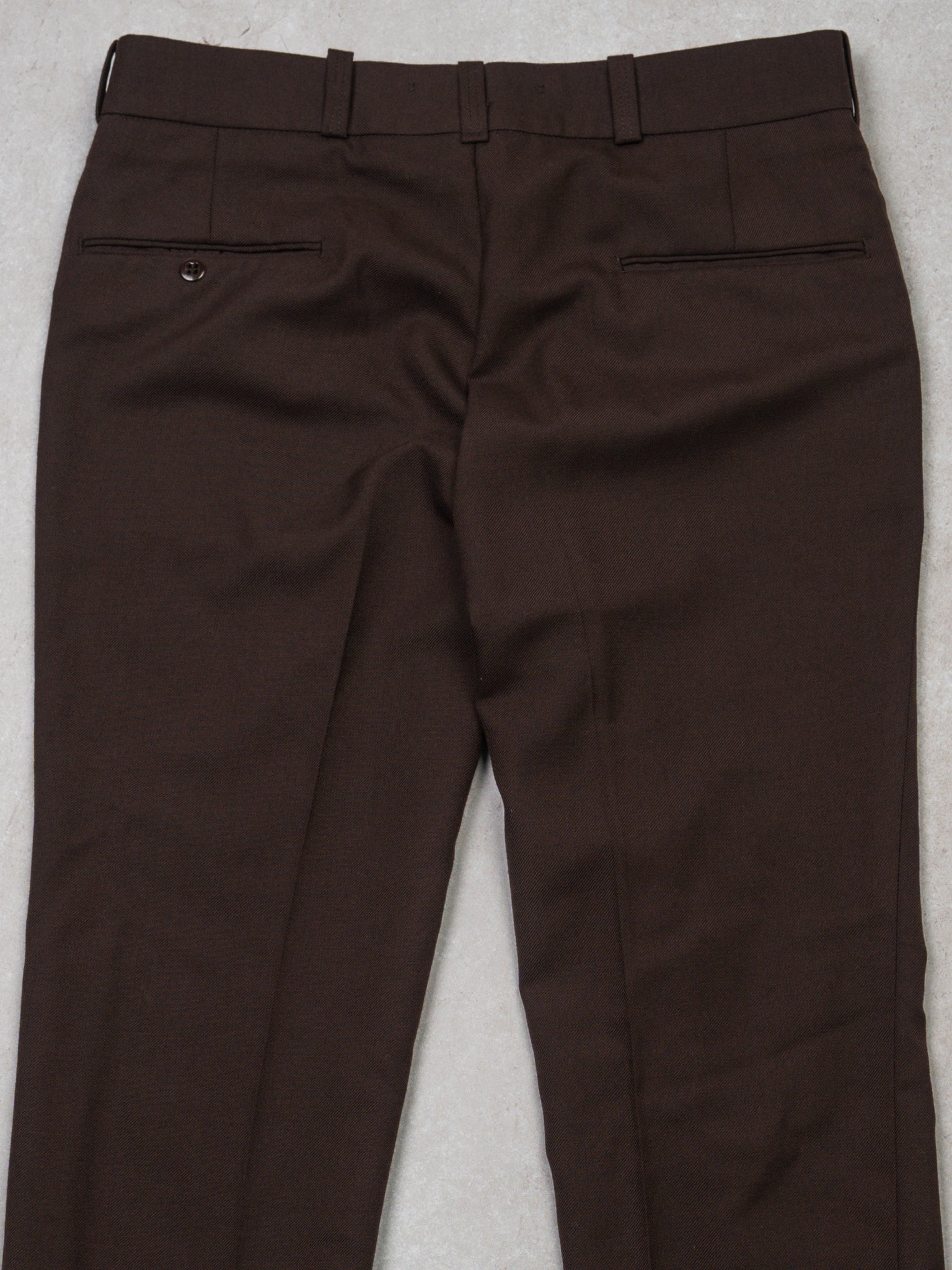 Vintage 70s Brown Dress Pants (32 x 30)