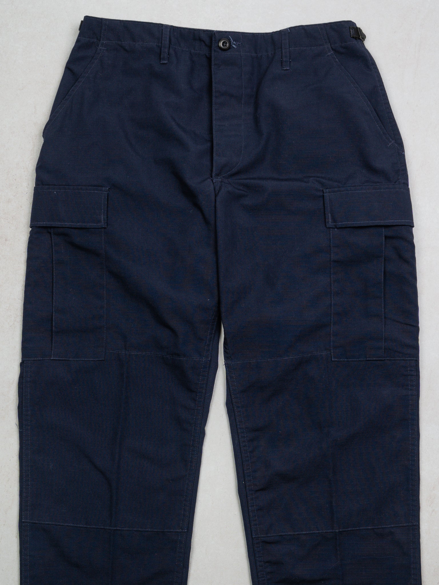 Vintage Blue Adjustable Army Cargo Pants (31-35 x 30)