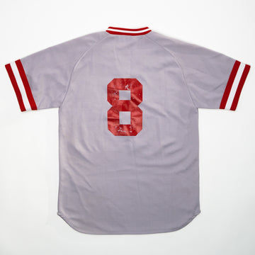 Vintage Grey + Red Coors Light Aces #8 Jersey (S) | Rebalance Vintage.