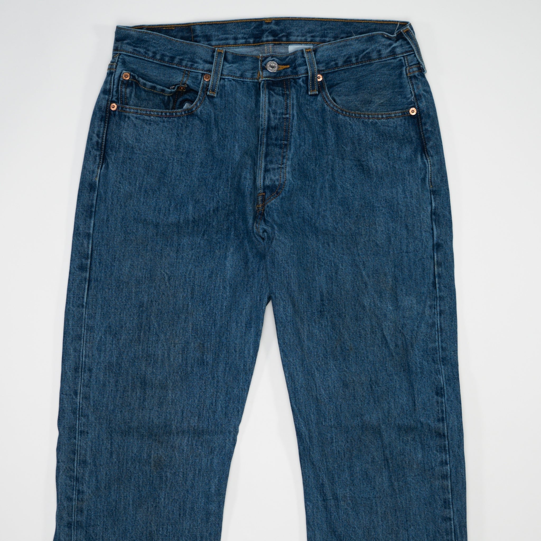 Vintage Dark Blue 501 Levi Jeans (33 x 32)
